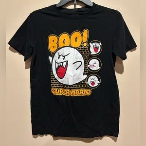 Nintendo Super Mario Boo Kids Graphic Tshirt sz XL